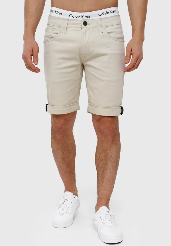 VILLEURBANNE - Jeans Shorts - fog