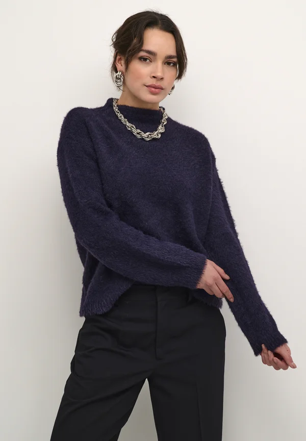 VILMA - Strickpullover - dawn purple