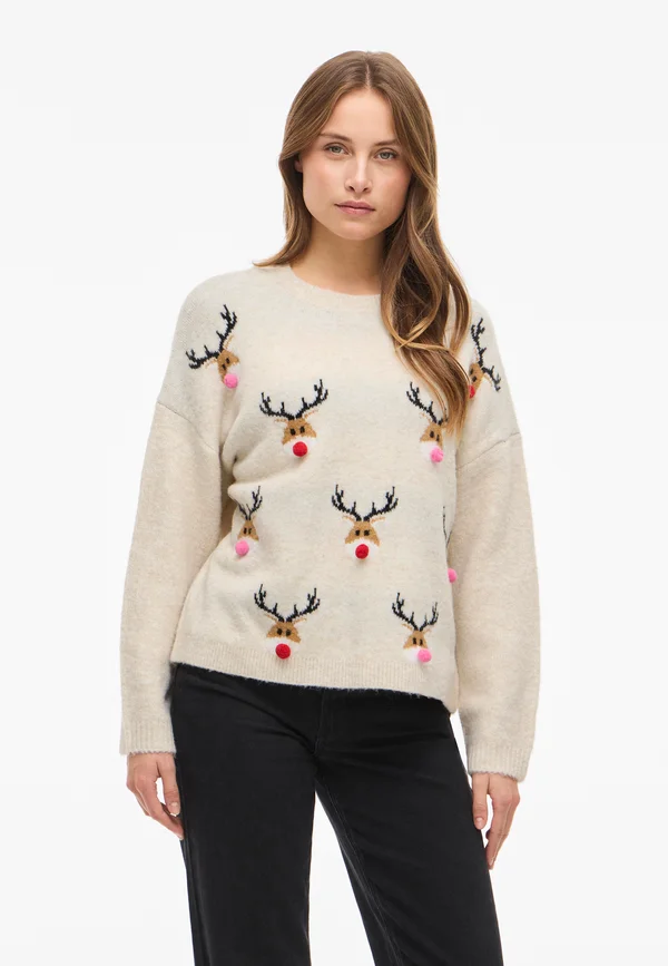 VIMARCIPEL PULLOVER - Strickpullover - birch