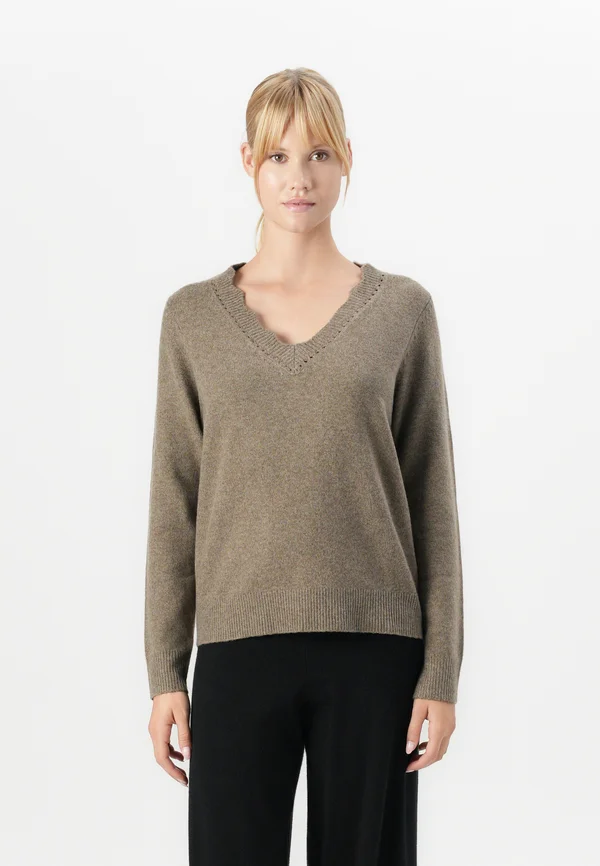 VINIKOLINA - Strickpullover - brown