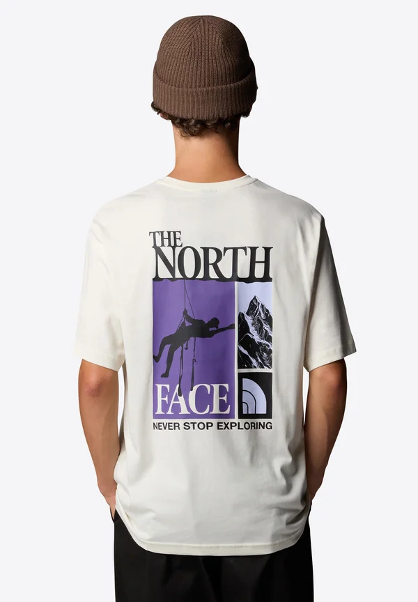 VINTAGE ARCHIVE - T-Shirt print - white dune tnf black