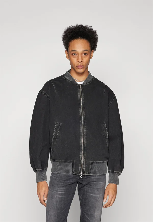 VINZ - Jeansjacke - black