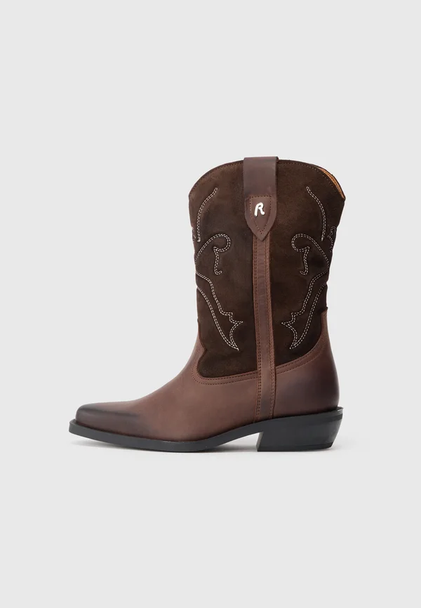 VIOLET - Cowboy-/Bikerboot - brown