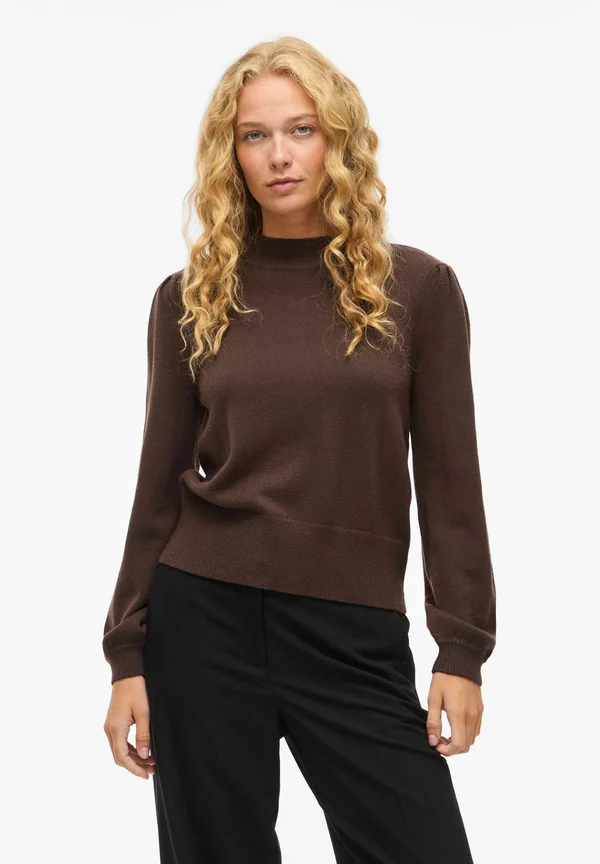 VIRIL BALLOON - Strickpullover - coffee bean