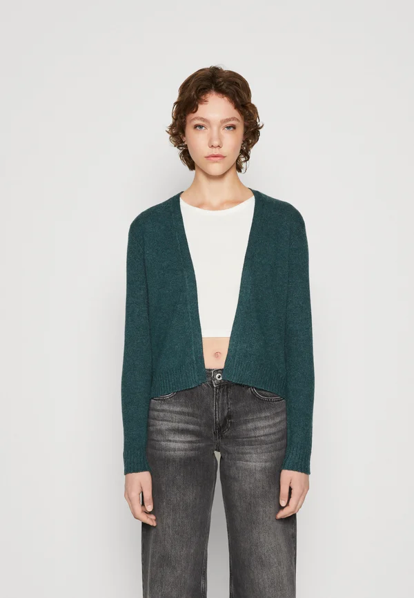 VIRIL-NOOS - Strickjacke - ponderosa pine/dark melange