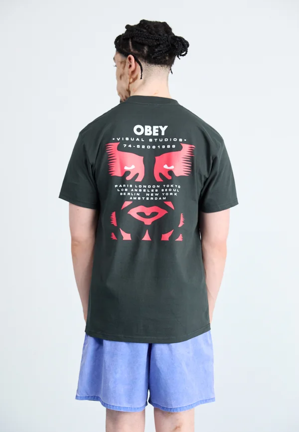 VISUAL STUDIES - T-Shirt print - vintage black