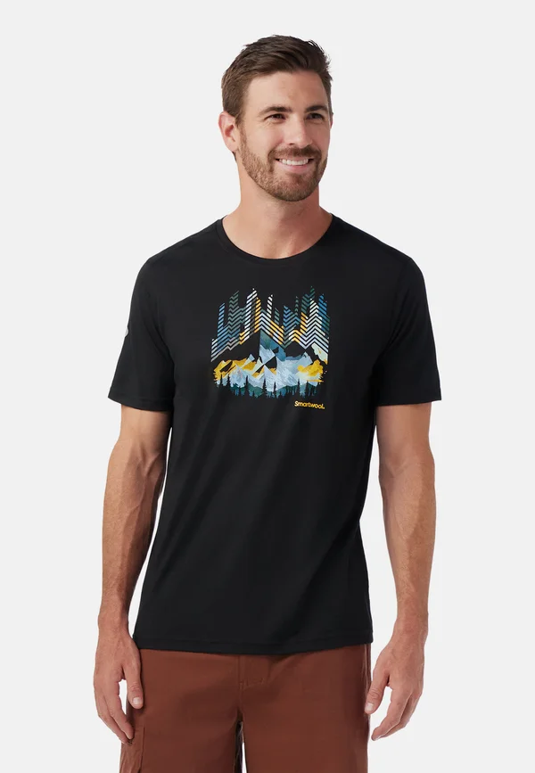 VITAL PEAKS ACTIVE GRAPHIC - T-Shirt print - black