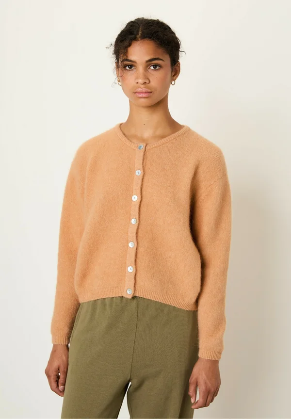 VITO - Strickjacke - noisette chine