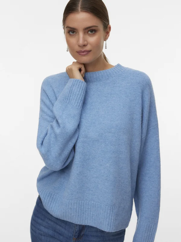 VMBOOM O NECK PULLOVER - Strickpullover - allure