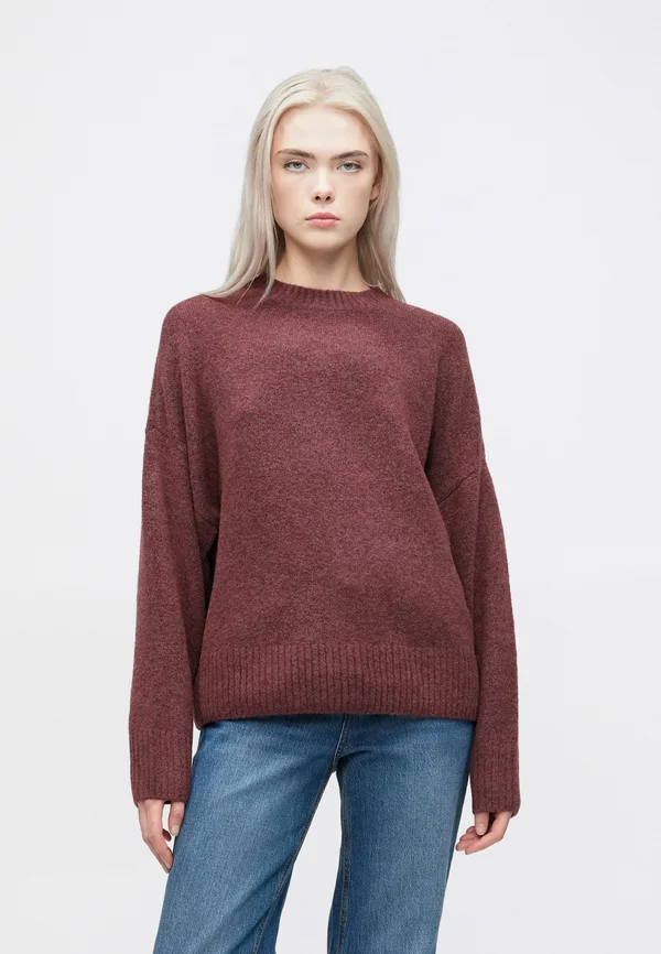 VMBOOM O NECK PULLOVER - Strickpullover - rose brown