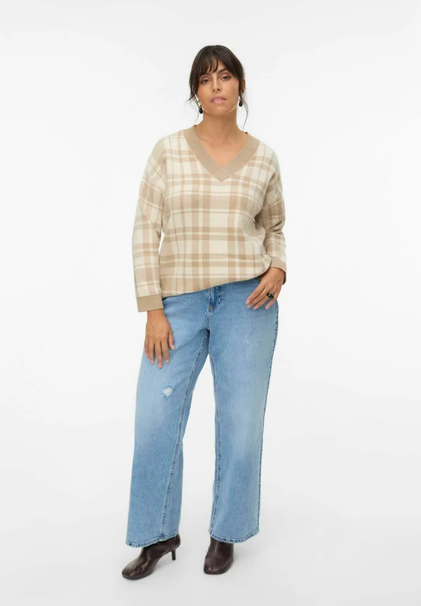 VMCGOLD - Strickpullover - silver mink