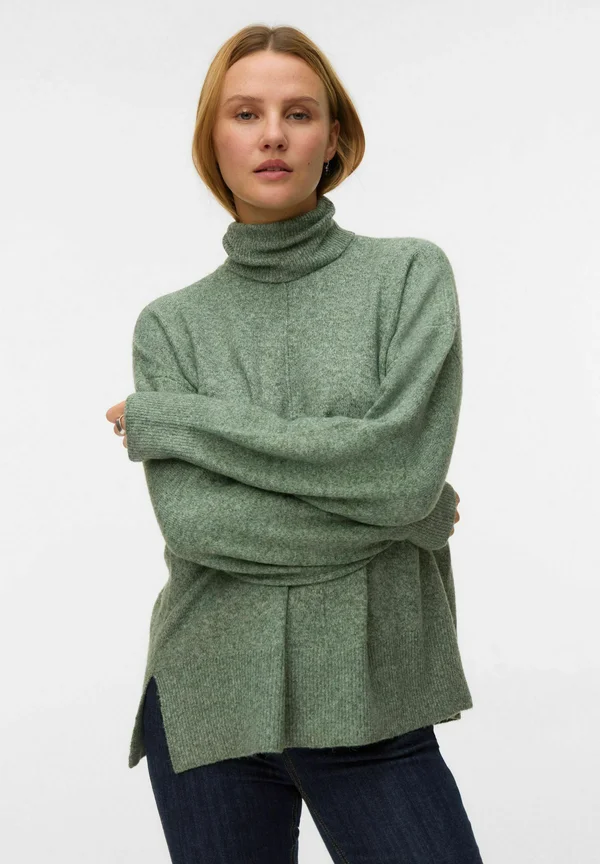 VMDOFFY ROLL NECK PULLOVER - Strickpullover - laurel wreath