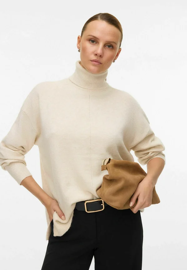 VMDOFFY ROLL NECK - Strickpullover - birch