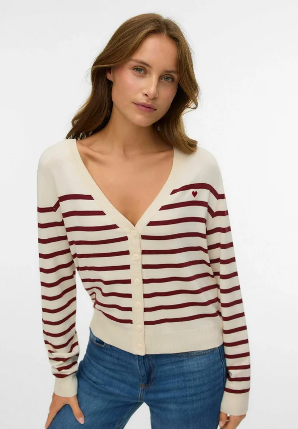 VMDORY BOO - Strickjacke - birch