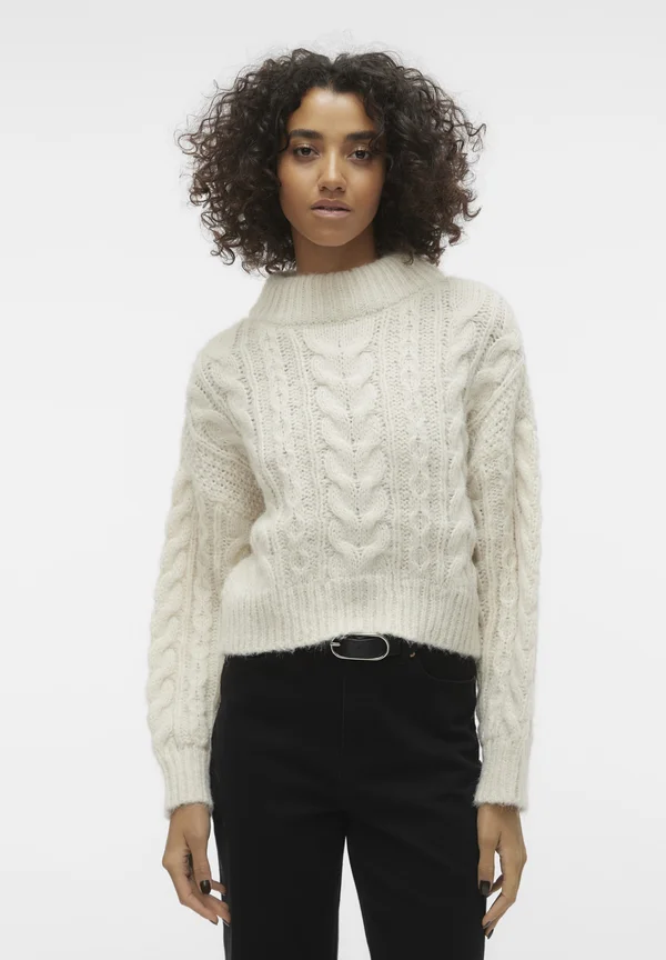 VMDREAM CROP - Strickpullover - birch