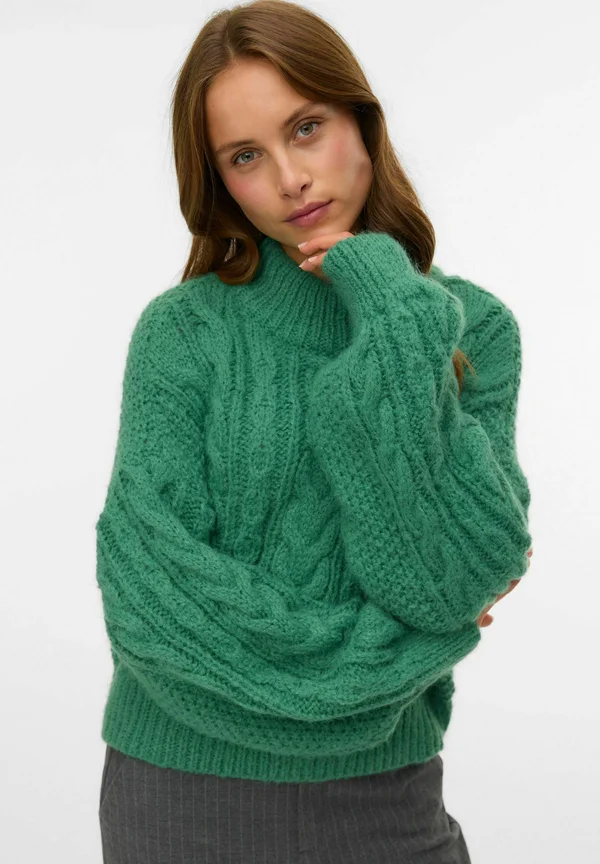 VMDREAM CROP - Strickpullover - pine green
