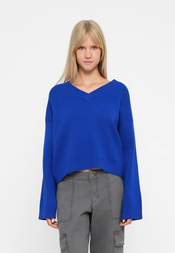 VMGOLD ART V NECK  - Strickpullover - surf the web