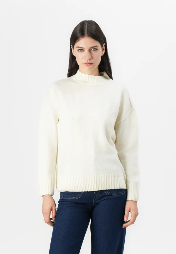 VMILSE HIGHNECK PULLOVER - Strickpullover - birch