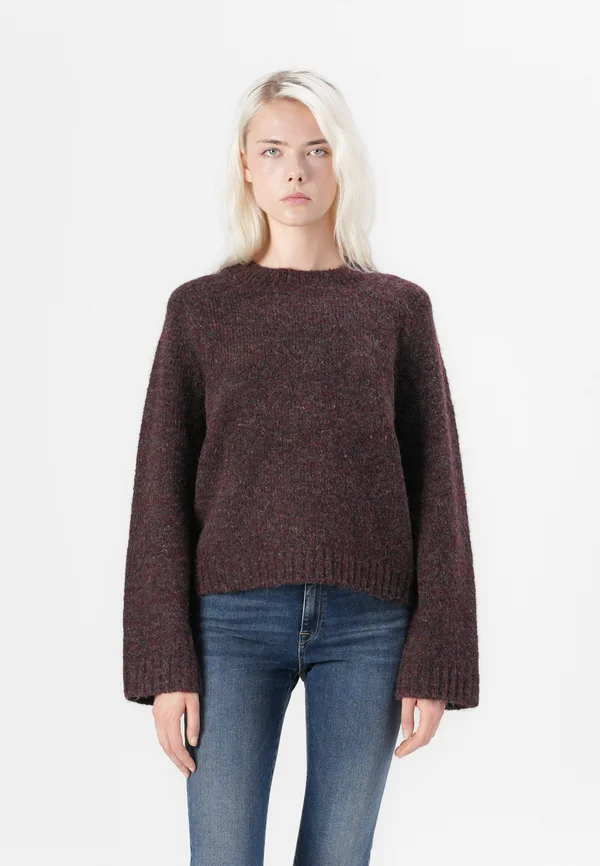 VMINGRID NECK PULLOVER - Strickpullover - winetasting