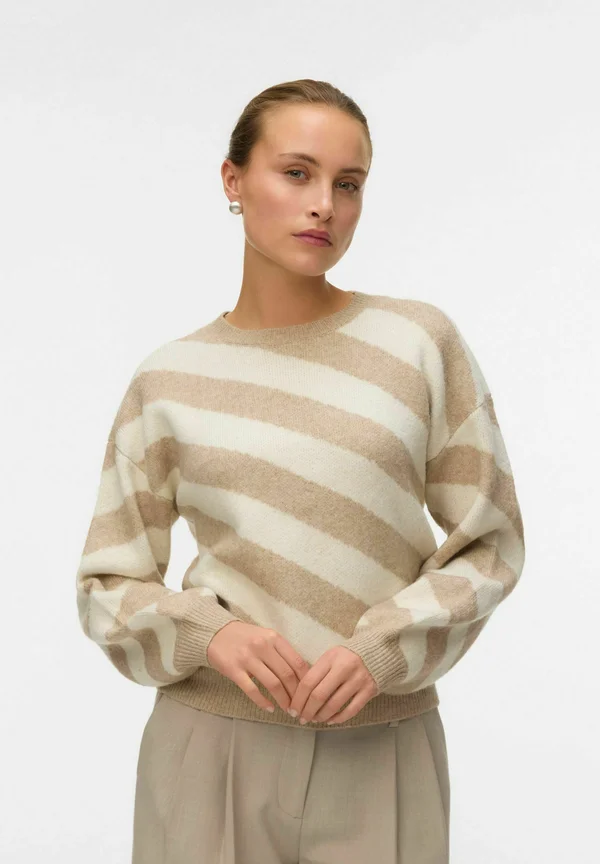 VMLARA - Strickpullover - silver mink