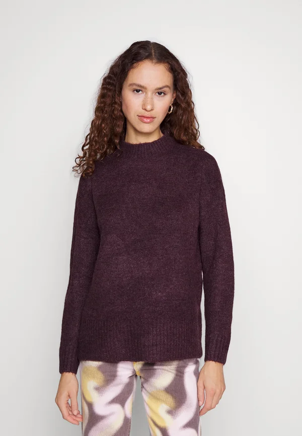 VMLEFILE BOXY NOOS - Strickpullover - winetasting