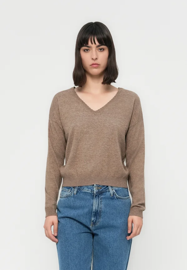 VMMARINA    - Strickpullover - fossil