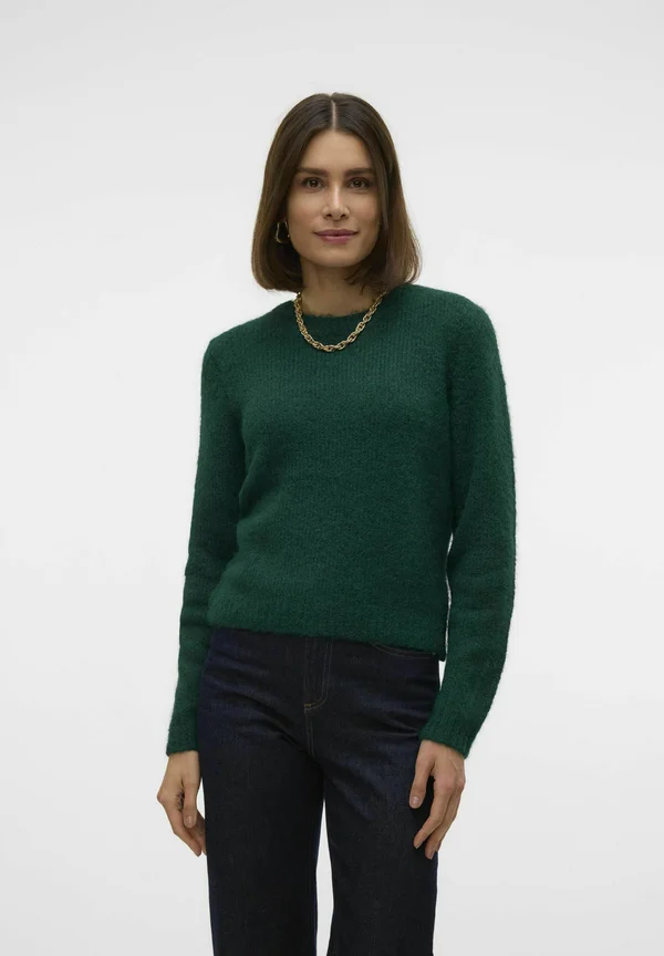 VMNOVAH O NECK  - Strickpullover - pine grove