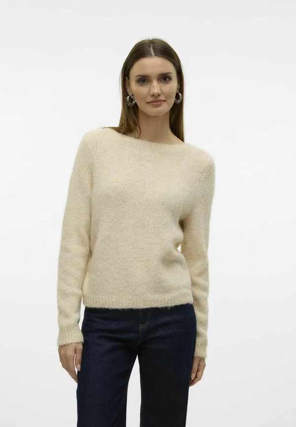 VMNOVAH - Strickpullover - oatmeal