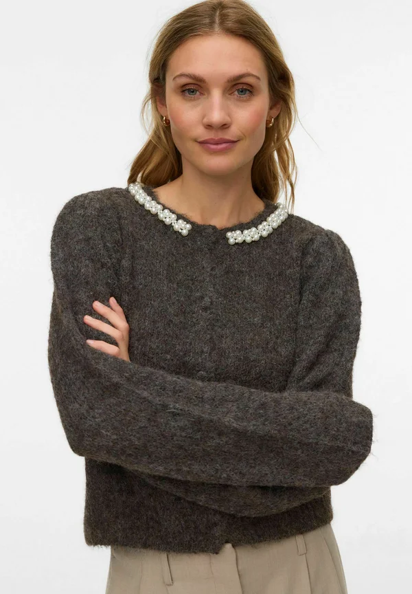 VMOCEAN - Strickjacke - chocolate torte