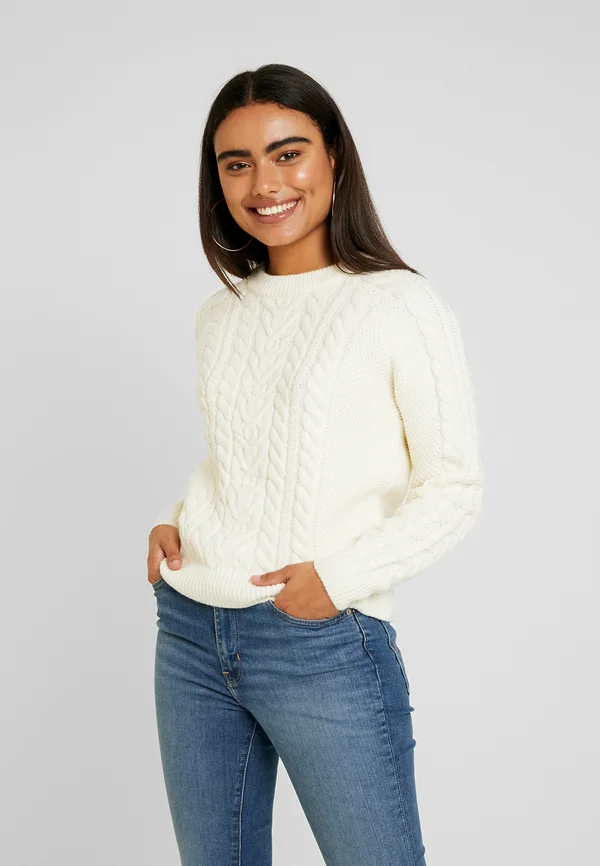 VMPRIYA O-NECK BLOUSE - Strickpullover - pristine