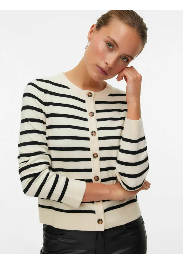 VMSABA O-NECK NOOS - Strickjacke - birch