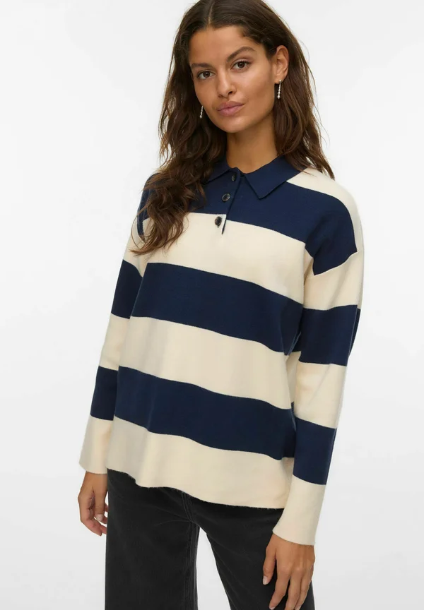 VMSABA - Strickpullover - navy blazer