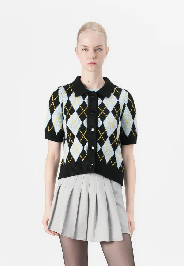 VMSALLY CARDIGAN - Strickjacke - black