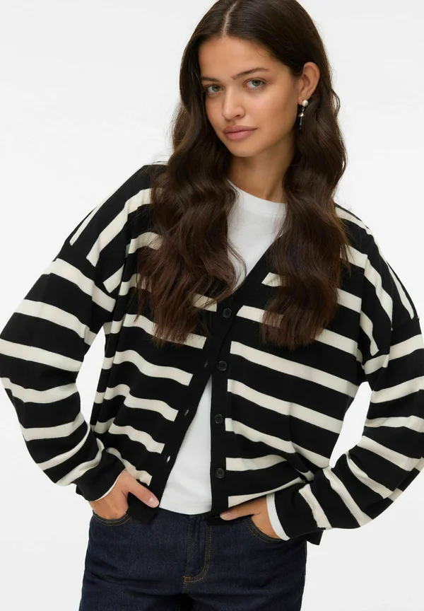 VMSILLA - Strickjacke - black