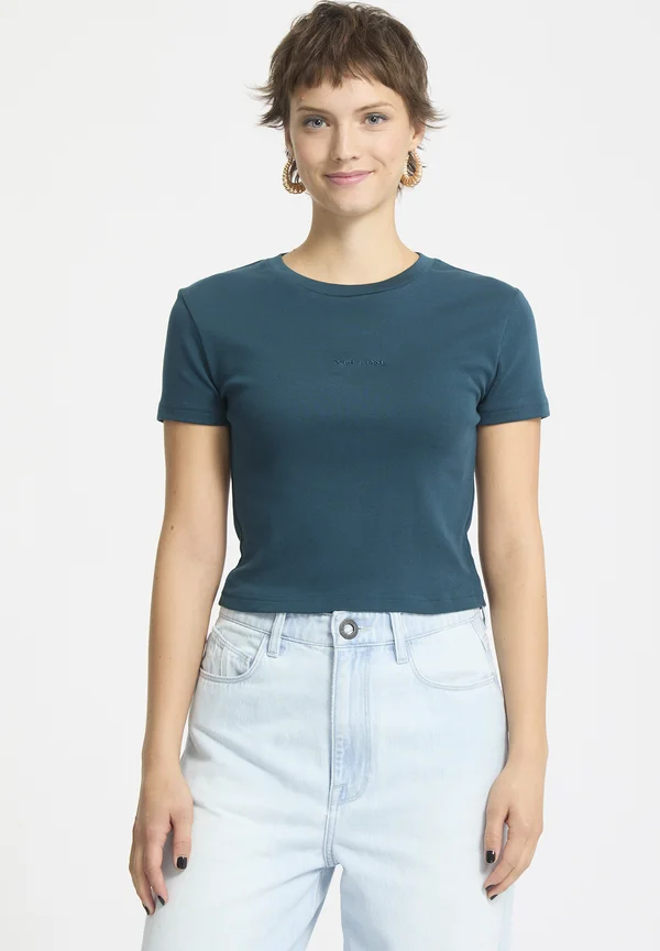 VOLCOMSTONE TIGHT CROP - T-Shirt basic - emerald green