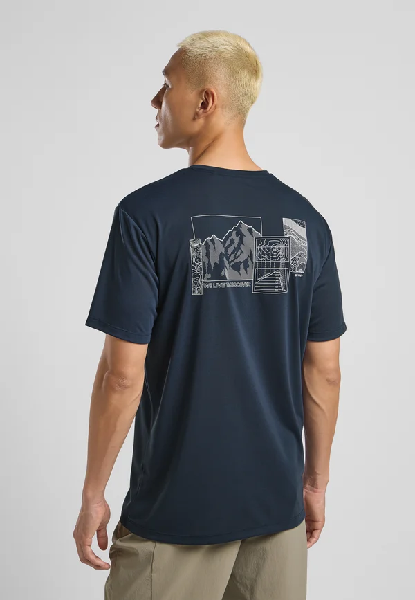 VONNAN GRAPHIC - T-Shirt print - explore midnight sky