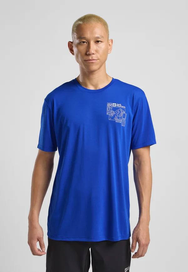 VONNAN GRAPHIC - T-Shirt print - explore vibrant blue