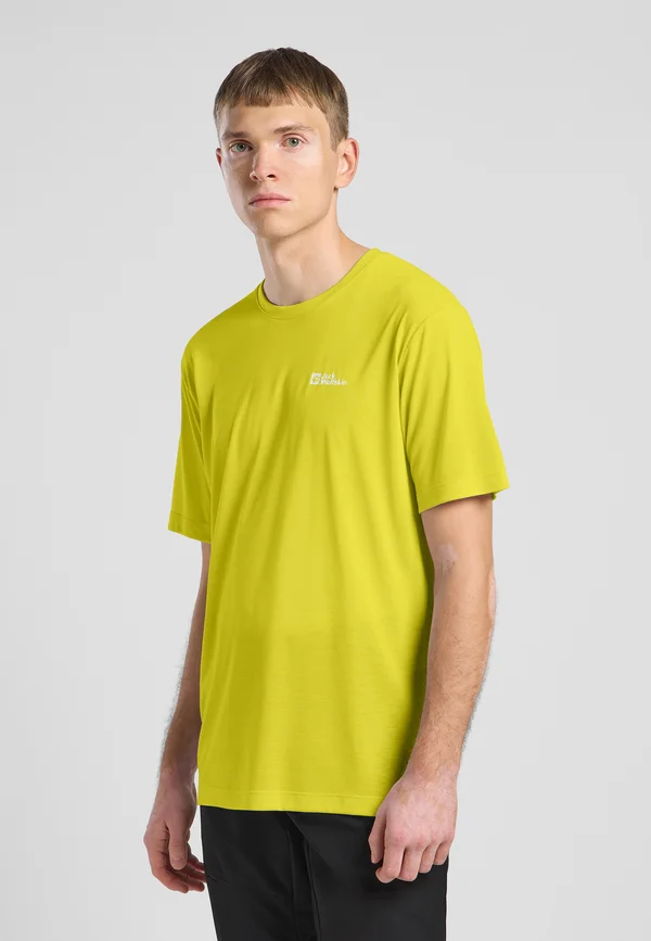 VONNAN SS - Sport T-Shirt - chartreuse