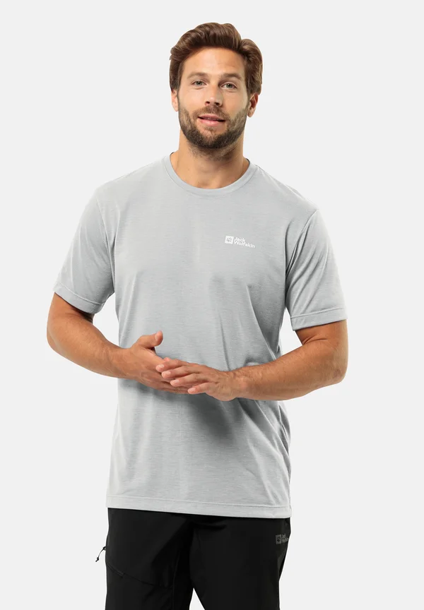VONNAN SS - Sport T-Shirt - cool grey