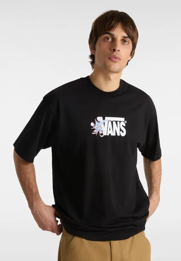 VSUPER - T-Shirt print - black