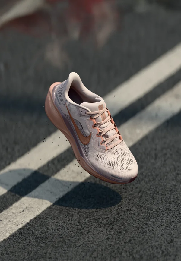 W AIR ZOOM PEGASUS 41 - Laufschuh Straße - silt red/metallic rose gold/particle pink/taupe grey