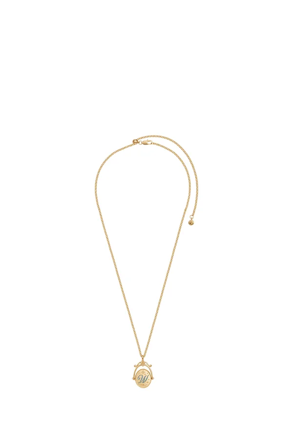 W INITIAL WATER LILY SPINNER CHAIN - Halskette - gold-coloured