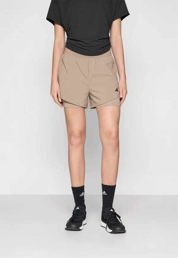 W MIN 2IN1 SHO - Kurze Sporthose - chalky brown/black