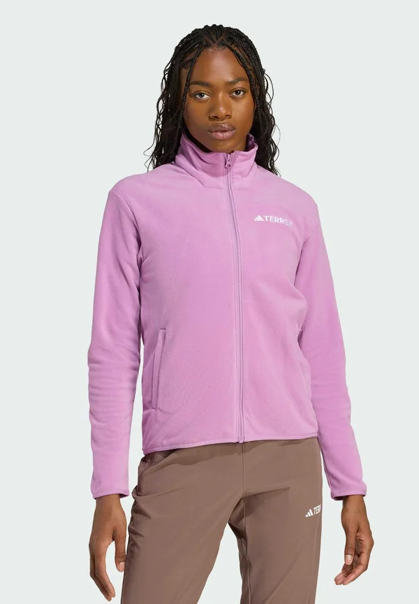 W MT ESS FZ FL - Fleecejacke - preloved purple