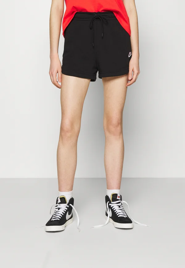 W NSW ESSNTL SHORT FT - Shorts - black/white