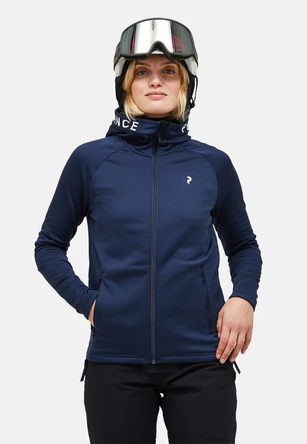 W RIDER ZIP HOOD - Fleecejacke - dunkelblau