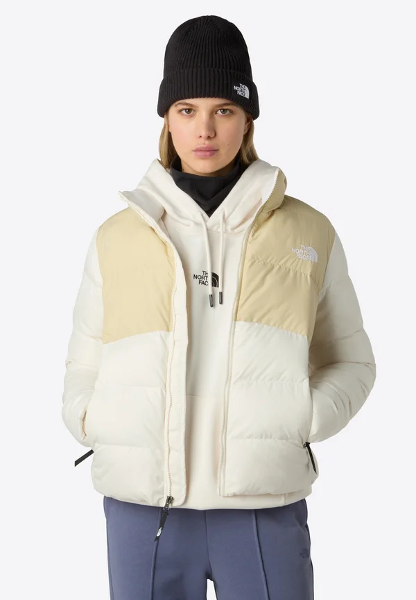 W SAIKURU JACKET - Winterjacke - gravel white dune