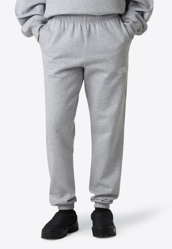 W SIMPLE DOME REGULAR TAPERED JOGGER - Jogginghose - tnf light grey heather