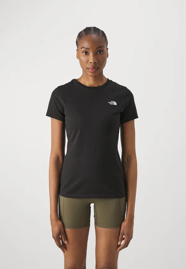 W SS SD SLIM TEE - T-Shirt basic - black
