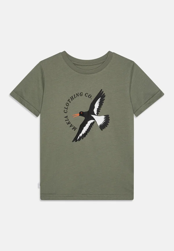 WADER UNISEX - T-Shirt print - deep sage